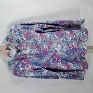 2/$10 04504 iMove by French Dressing Jeans blue & purple hoodie M NWT